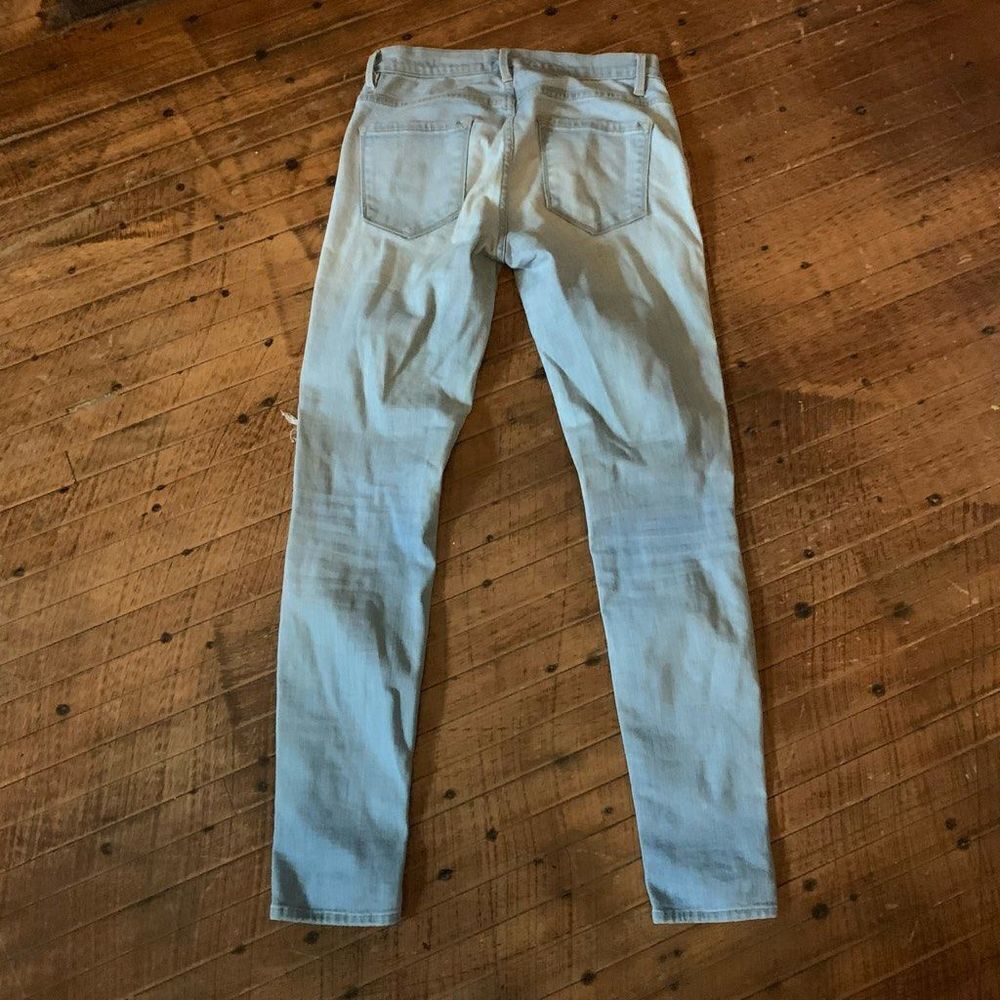 Frame me skinny de Jeanne echo park size 27 cropped designer jeans - Picture 4 of 4